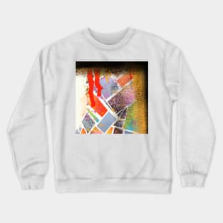 Totally grunge abstract Crewneck Sweatshirt